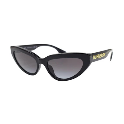 (Women) Burberry B.LOGO Cat-Eye Sunglasses Holiday Edition Irregular Frame. B4373-U 3001/8G