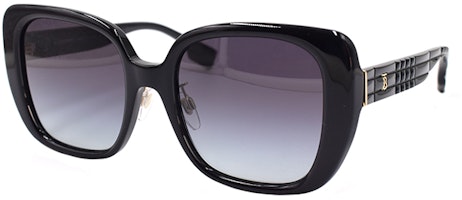 (Women) BURBERRY B LOLA Square Frame Sunglasses 4371F Black Holiday Edition B4371-F-3001/8G (Women) BURBERRY B LOLA Square Frame Sunglasses 4371F Black Holiday Edition B4371-F-3001/8G