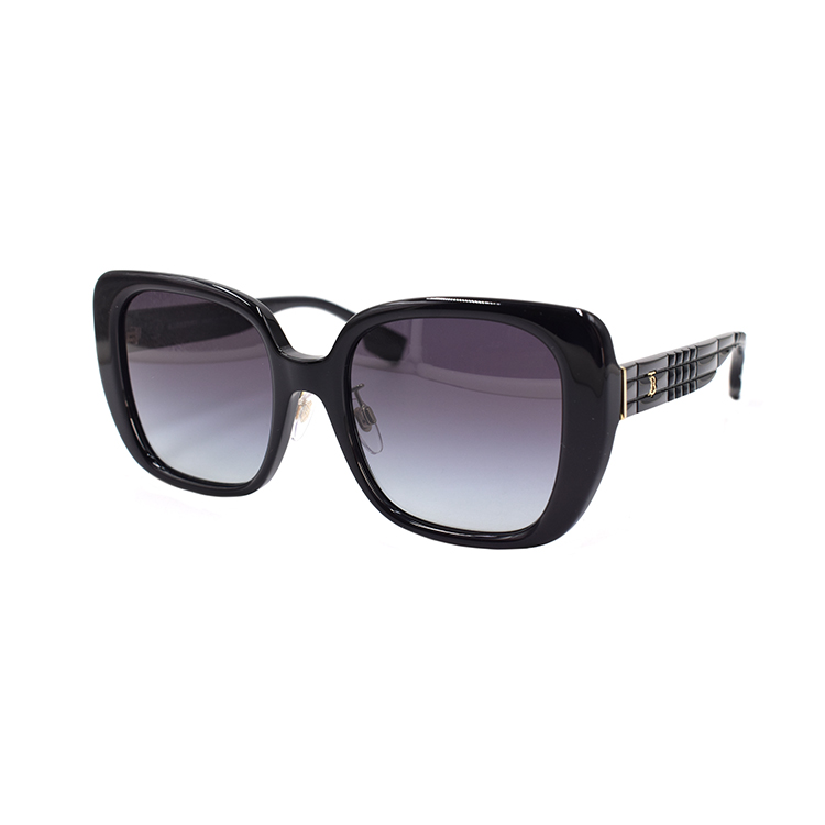 Order (W) Gafas de Sol Cuadradas BURBERRY B LOLA 4371F Negro Edición Holiday B4371-F-3001/8G