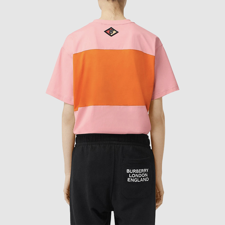 Shop (W) 博柏利徽标拼色短袖T恤 80218631