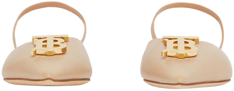 (W) Burberry Sepatu Ballet 'Kuning Coklat Lembut' 80517271 Lookbook (W) Burberry Sepatu Ballet 'Kuning Coklat Lembut' 80517271