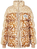 (Women) Burberry Barwick Deer Print Down Puffer Jacket Brown 80228311 (Women) Burberry Barwick Deer Print Down Puffer Jacket Brown 80228311