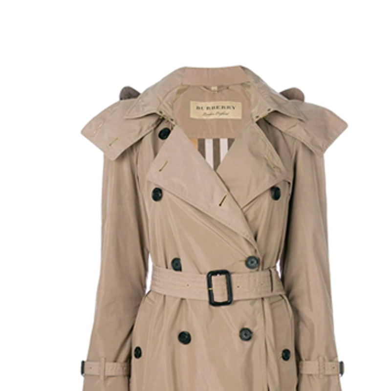 Cheap (W) Gabardina Burberry Beige Medio Largo con Capucha Desmontable 40624631