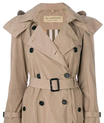 (W) Gabardina Burberry Beige Medio Largo con Capucha Desmontable 40624631 Cheap (W) Gabardina Burberry Beige Medio Largo con Capucha Desmontable 40624631