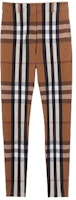 (Women) Burberry Bike Shorts Women Birch Brown Check Stretch SS21 45667661 (Women) Burberry Bike Shorts Women Birch Brown Check Stretch SS21 45667661