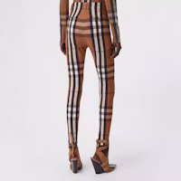 Shop (W) Pantalones Cortos Mujer Burberry Bike Marrón Check Stretch SS21 45667661