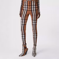 Purchase (W) Pantalones Cortos Mujer Burberry Bike Marrón Check Stretch SS21 45667661