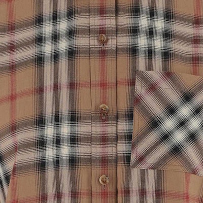 (W) バーバリー バーチチェック コットンツイル オーバーサイズ 長袖シャツ 80373051 Sizing (W) バーバリー バーチチェック コットンツイル オーバーサイズ 長袖シャツ 80373051