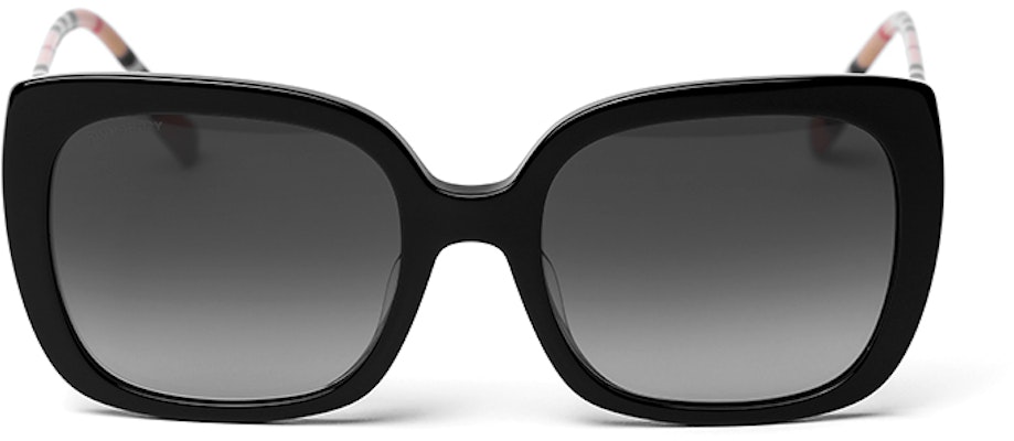 (Women) Burberry Black Classic Check Square Sunglasses. B4323-F 3853/8G Lookbook (Women) Burberry Black Classic Check Square Sunglasses. B4323-F 3853/8G