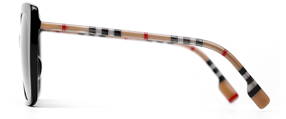 (Women) Burberry Black Classic Check Square Sunglasses. B4323-F 3853/8G Shop (Women) Burberry Black Classic Check Square Sunglasses. B4323-F 3853/8G