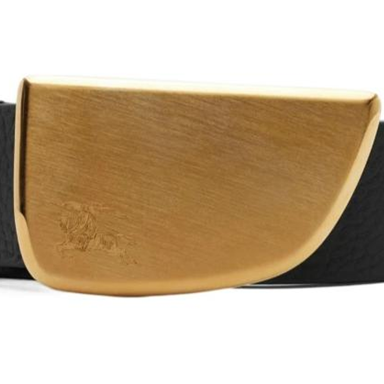 Shop (W) バーバリー ブラック カーフスキン レザー ベルト レディース 3cm ナイトエンブレム デザイン 80884501