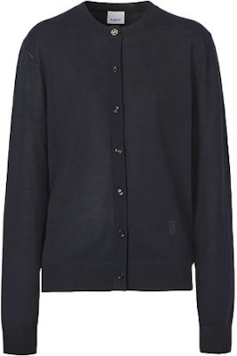 (W) 巴宝莉黑色羊绒混纺长袖字母徽标毛衣 80422031 Order (W) 巴宝莉黑色羊绒混纺长袖字母徽标毛衣 80422031