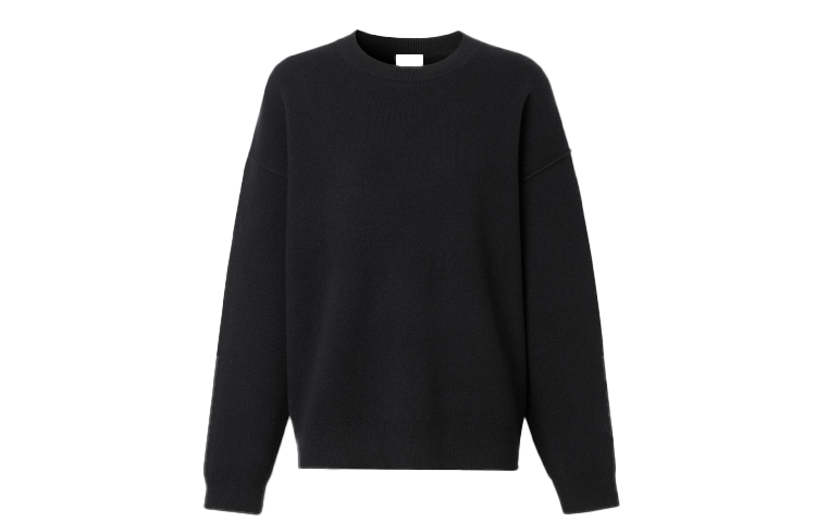 (Women) Burberry Black Cashmere Crewneck Sweater 80372061