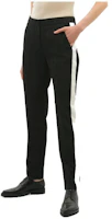 (Women) Burberry Black Casual Pants with Side Color Block Stripes. 80171611 (Women) Burberry Black Casual Pants with Side Color Block Stripes. 80171611