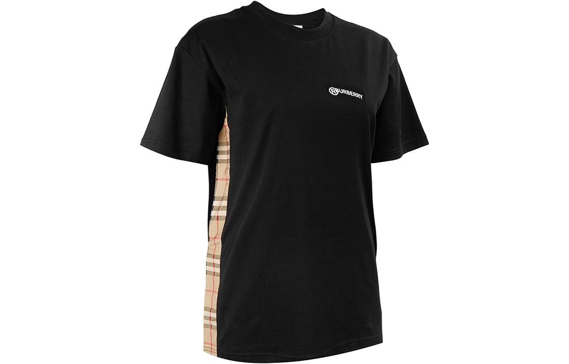 (Women) Burberry Black Check Print Logo T-Shirt - Gift Recommendation 8024545 圖 5