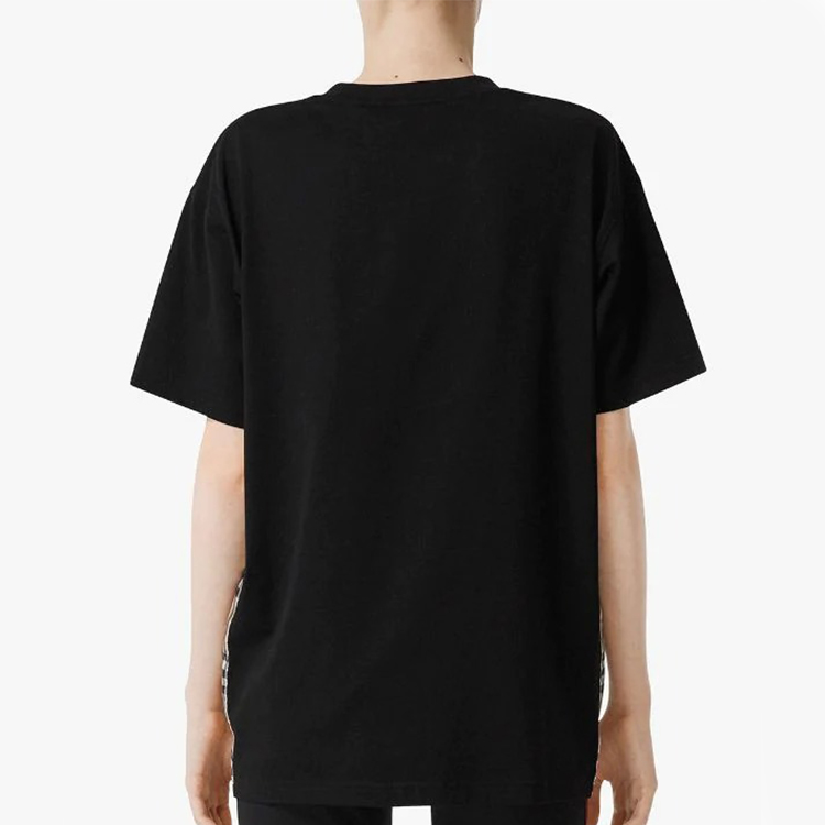 (Women) Burberry Black Check Print Logo T-Shirt - Gift Recommendation 8024545 圖 8