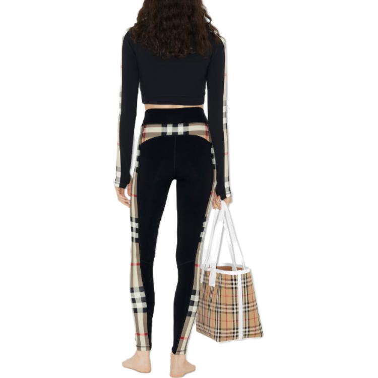 Shop (W) 버버리 블랙 체크 패턴 집업 재킷 80721911