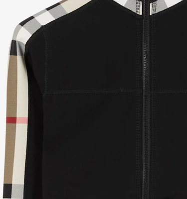 (W) 버버리 블랙 체크 패턴 집업 재킷 80721911 Sizing (W) 버버리 블랙 체크 패턴 집업 재킷 80721911