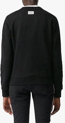 (W) Burberry Baju Sejuk Hitam Lengan Panjang dengan Cetakan Slogan 80171551 Purchase (W) Burberry Baju Sejuk Hitam Lengan Panjang dengan Cetakan Slogan 80171551