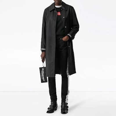 (W) Burberry Baju Sejuk Hitam Lengan Panjang dengan Cetakan Slogan 80171551 Details for (W) Burberry Baju Sejuk Hitam Lengan Panjang dengan Cetakan Slogan 80171551