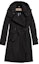 Order (Women) Burberry Black Double-Breasted Trench Coat with Removable Hood 40624611