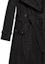 Sizing (Women) Burberry Black Double-Breasted Trench Coat with Removable Hood 40624611