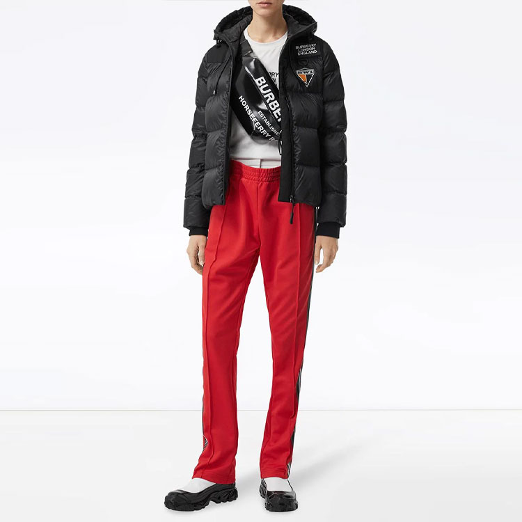 (Women) Burberry Black Down Jacket with Logo Pattern. 80186921 圖 3