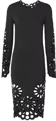 (W) Burberry 黑色刺繡彈性長袖連衣裙 80437521 Buy (W) Burberry 黑色刺繡彈性長袖連衣裙 80437521