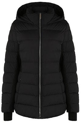 (Women) Burberry Black Hooded Solid Color Puffer Jacket 80185581 Order (Women) Burberry Black Hooded Solid Color Puffer Jacket 80185581