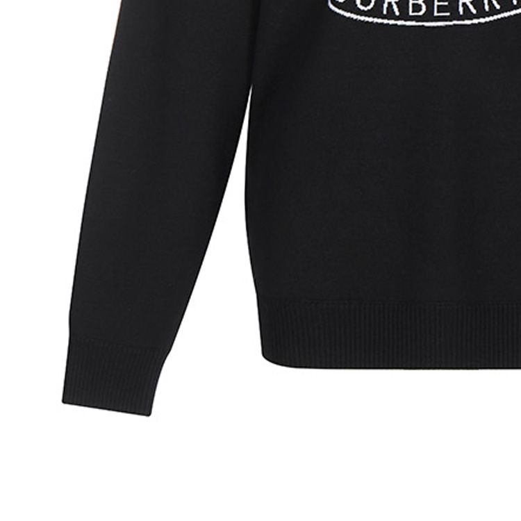 (Women) Burberry Black Jacquard Wool Knit Sweater 80083341 圖 6