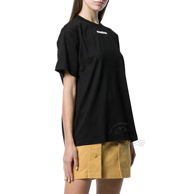(Women) Burberry Black Letter Print Cotton Short Sleeve T-Shirt. 80171151 圖 4