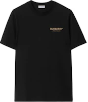 (Women) Burberry Black Logo Cotton Jersey Short Sleeve T-Shirt. 81042541 (Women) Burberry Black Logo Cotton Jersey Short Sleeve T-Shirt. 81042541