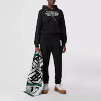 Purchase (Women) Burberry Black Logo Drawstring Jogger Sweatpants 80243541