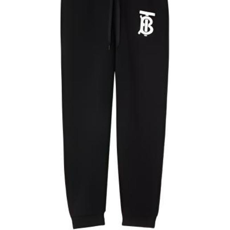 Details for (W) Burberry Seluar Jogger Hitam Logo dengan Tali Serut 80243541