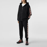 Details for (Women) Burberry Black Logo Drawstring Knit Jogger Sweatpants 80372601