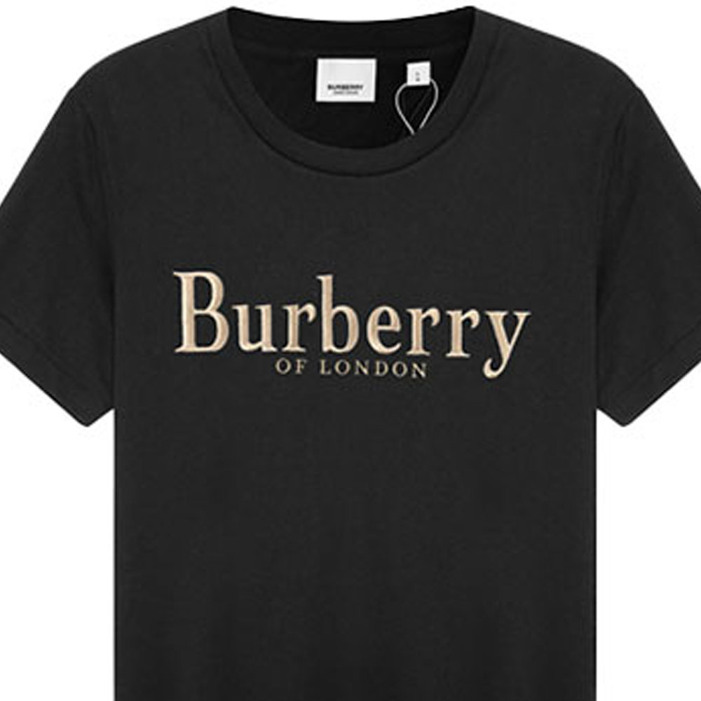 (Women) Burberry Black Logo Print Cotton Crewneck Oversized T-Shirt. 80205761 圖 7