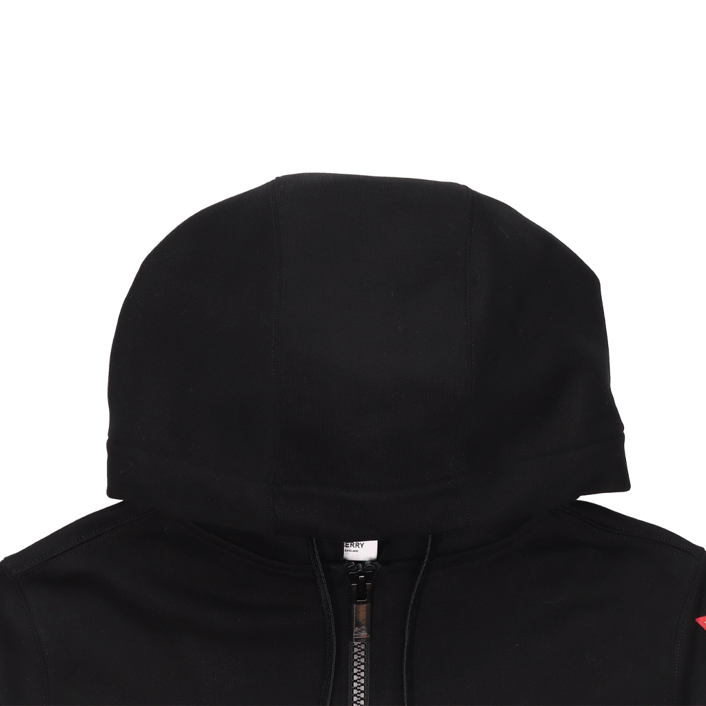 (Women) Burberry Black Logo Print Long Sleeve Loose Fit Hooded Jacket 80366911 圖 7