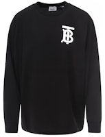 (Women) Burberry Black Logo Print Long Sleeve T-Shirt 80243421 (Women) Burberry Black Logo Print Long Sleeve T-Shirt 80243421