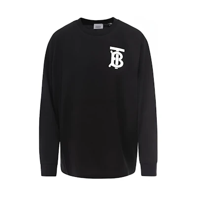 (Women) Burberry Black Logo Print Long Sleeve T-Shirt 80243421