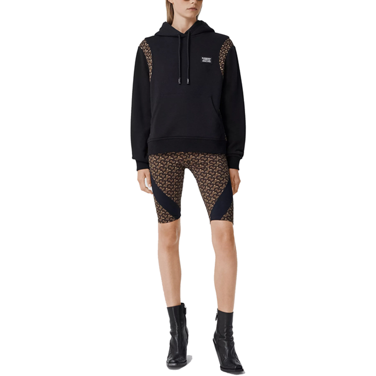 (Women) Burberry Black Logo Print Oversized Hoodie 80322941 圖 3