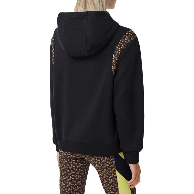 (Women) Burberry Black Logo Print Oversized Hoodie 80322941 圖 5