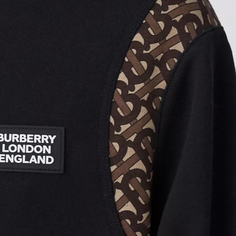(Women) Burberry Black Logo Print Oversized Hoodie 80322941 圖 6
