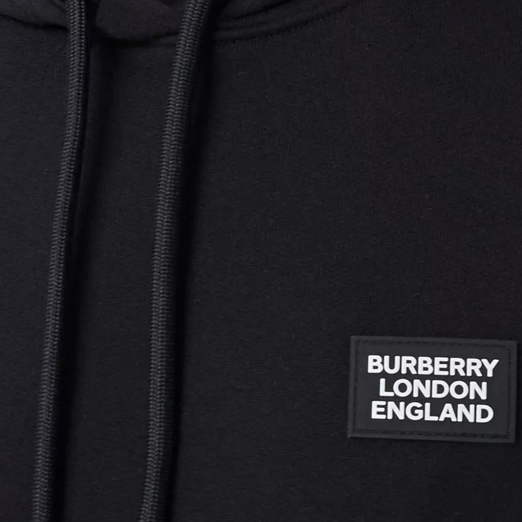 (Women) Burberry Black Logo Print Oversized Hoodie 80322941 圖 7