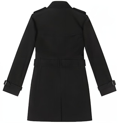 (Women) Burberry Black Long Double-Breasted Trench Coat 40470411 Lookbook (Women) Burberry Black Long Double-Breasted Trench Coat 40470411