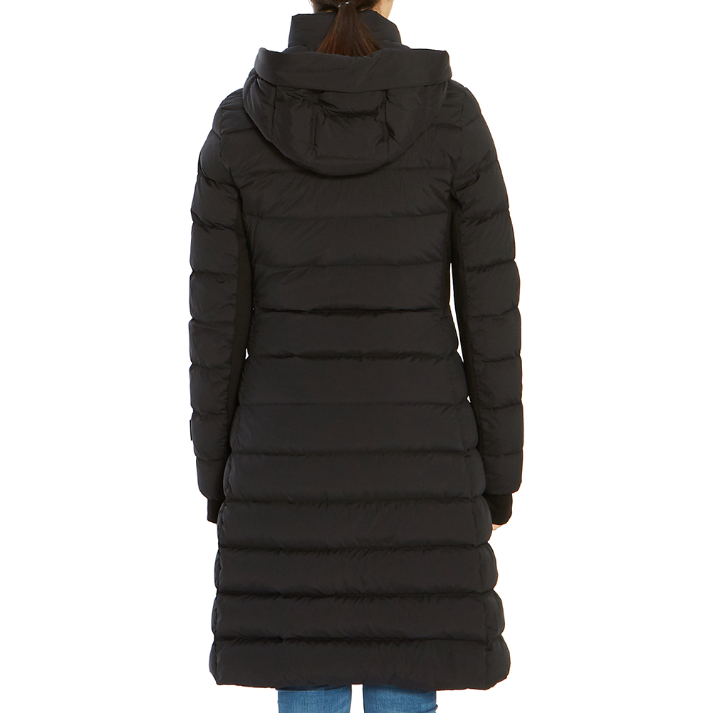 Purchase (W) Burberry 黑色連帽長版羽絨外套 80185571