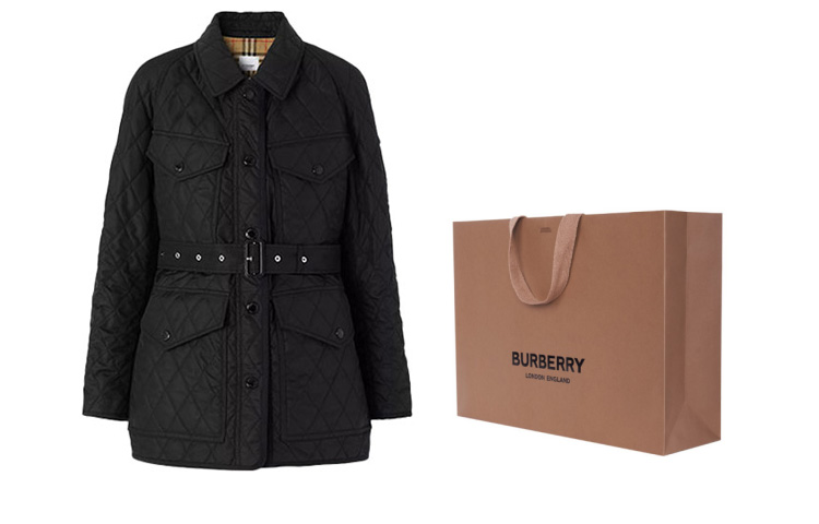 (Women) Burberry Black Long Sleeve Cotton Jacket 80341221 圖 8
