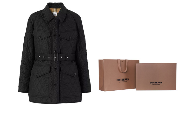 (Women) Burberry Black Long Sleeve Cotton Jacket 80341221 圖 9