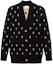 Buy (Women) Burberry Black Loose-Fit Full-Logo Cardigan Sweater 80210331