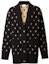 Order (Women) Burberry Black Loose-Fit Full-Logo Cardigan Sweater 80210331