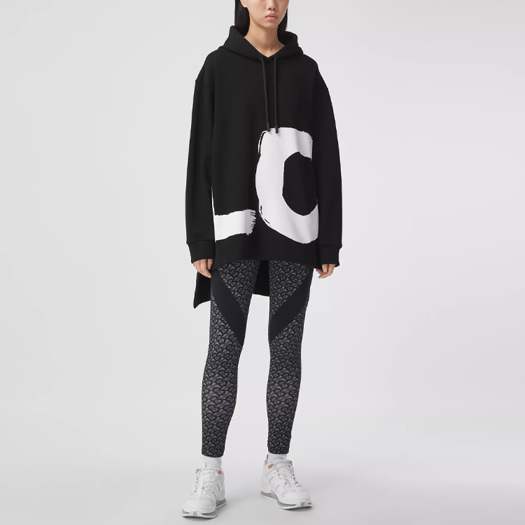 (Women) Burberry Black Love Print Long Sleeve Sweatshirt 80376701 圖 3